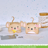 LAWN FAWN: Tiny Gift Box Mouse Add-on | Lawn Cuts Die