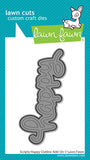 LAWN FAWN: Scripty Happy Outline | Lawn Cuts Die