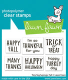 LAWN FAWN: Tiny Tag Sayings | Fall | Stamp