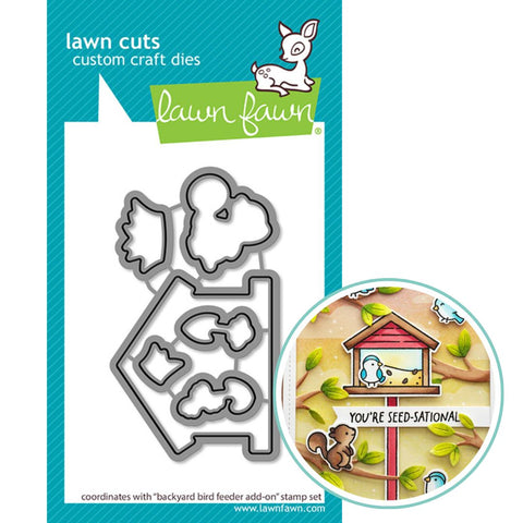 LAWN FAWN: Backyard Bird Feeder Add-on | Lawn Cuts Die