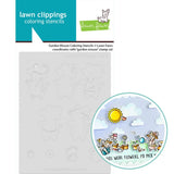 LAWN FAWN: Garden Mouse | Coloring Stencil
