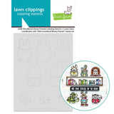 LAWN FAWN: Little Woodland Library Friends | Coloring Stencil