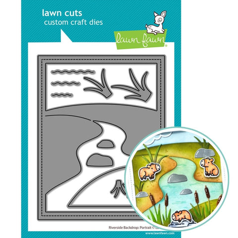 LAWN FAWN: Backdrop Portrait | Riverside | Lawn Cuts Die