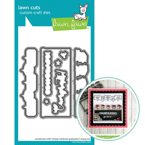 LAWN FAWN: Simply Celebrate Graduation | Lawn Cuts Die