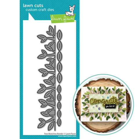 LAWN FAWN: Tree Branches Border | Lawn Cuts Die