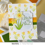 PRETTY PINK POSH: Daffodils | Layered Stencil 3 PK