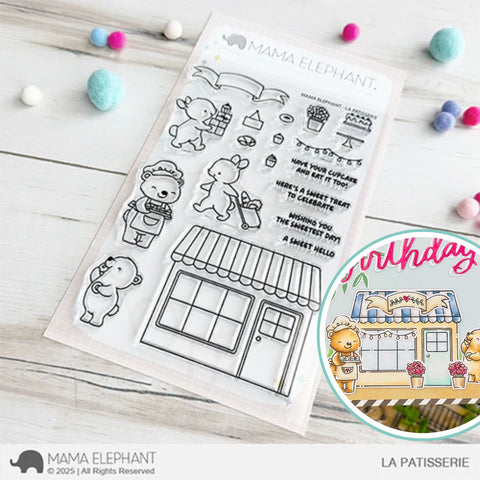 MAMA ELEPHANT: La Patisserie | Stamp