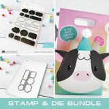 MAMA ELEPHANT:  Simple Friends Bubbles | Stamp and Creative Cuts Bundle