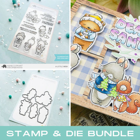 MAMA ELEPHANT: A Little Wish | Stamp & Die Bundle