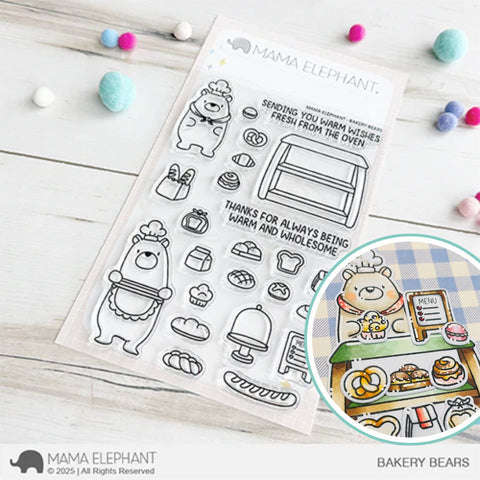 MAMA ELEPHANT: Bakery Bears | Stamp