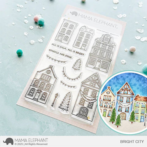 MAMA ELEPHANT: Bright City | Stamp
