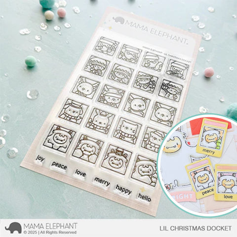 MAMA ELEPHANT: Lil Christmas Docket | Stamp
