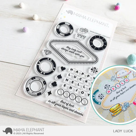 MAMA ELEPHANT: Lady Luck | Stamp