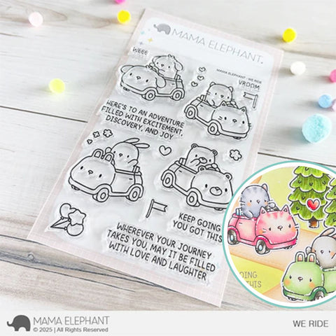 MAMA ELEPHANT: We Ride | Stamp