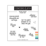 CONCORD & 9 th : Paper Posy | Stamp