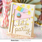 PRETTY PINK POSH: Party Flags | Die