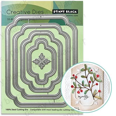 PENNY BLACK: Elegant Frames | Die