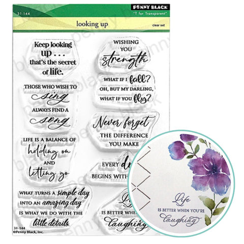 PENNY BLACK : Looking Up | Stamp