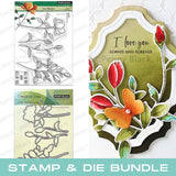 PENNY BLACK : Love Blooms | Stamp & Die Bundle