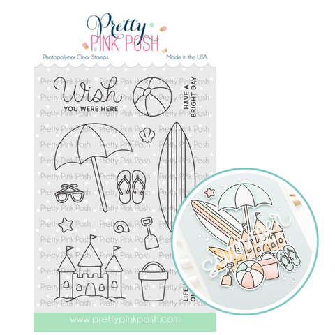PRETTY PINK POSH:  Beach Fun | Stamp