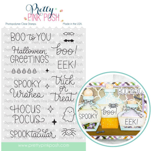 PRETTY PINK POSH:  Halloween Greetings | Stamp