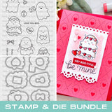 PRETTY PINK POSH: Ghost Friends | Valentine | Stamp & Die Bundle