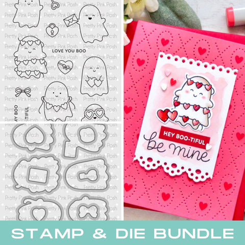 PRETTY PINK POSH: Ghost Friends | Valentine | Stamp & Die Bundle