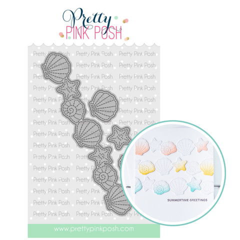 PRETTY PINK POSH: Seashell Border | Die