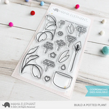 MAMA ELEPHANT: Build a Potted Plant | Stamp and Creative Cuts Bundle