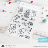 MAMA ELEPHANT: Congrats Graduate | Stamp and Creative Cuts Bundle