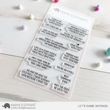 MAMA ELEPHANT: Let's Game Sayings | Stamp