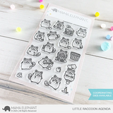 MAMA ELEPHANT: Little Raccoon Agenda | Stamp