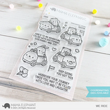 MAMA ELEPHANT: We Ride | Stamp and Creative Cuts Bundle