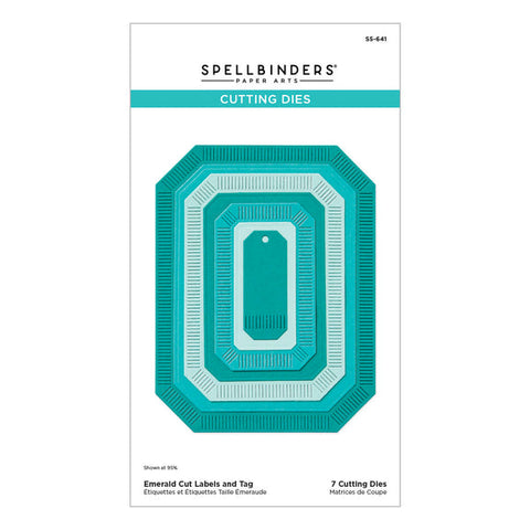 SPELLBINDERS: Emerald Cut Labels and Tag | Die