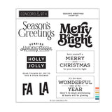 CONCORD & 9 th : Season's Greetings | Stamp & Die Bundle