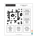 CONCORD & 9 th : Sentimental Florals | Stamp & Die Bundle