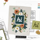 CONCORD & 9 th : Sentimental Florals | Stamp & Die Bundle
