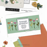 CONCORD & 9 th : Sentimental Florals | Stamp & Die Bundle