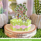 LAWN FAWN: Spring Basket  | Coloring Stencil