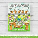 LAWN FAWN: Spring Basket  | Coloring Stencil
