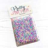PRETTY PINK POSH:  Shaker Beads | Spring Pastel