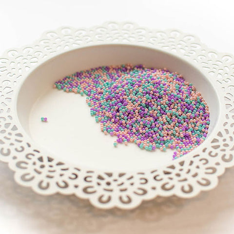 PRETTY PINK POSH:  Shaker Beads | Spring Pastel