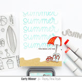 PRETTY PINK POSH:  Sentiment Strips | Summer | Stamp
