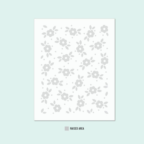 CONCORD & 9 th :  Tea Blossom | Embossing Folder