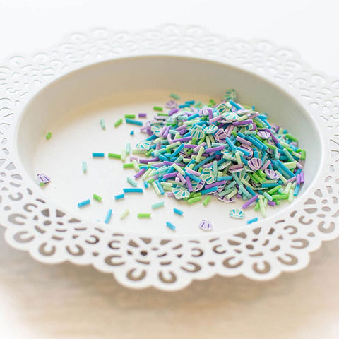 PRETTY PINK POSH:  Clay Confetti | Underwater