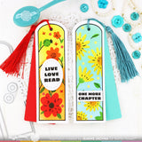 WAFFLE FLOWER: Round Floral Bookmark | Stencil