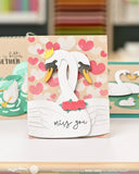 WAFFLE FLOWER:  Intertwined Swans | Die (S)