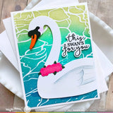 WAFFLE FLOWER:  Intertwined Swans | Die (S)