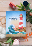 WAFFLE FLOWER: Coastal Greetings | Stamp