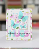 WAFFLE FLOWER: Overlapping Hugs | Combo Stencil & Die